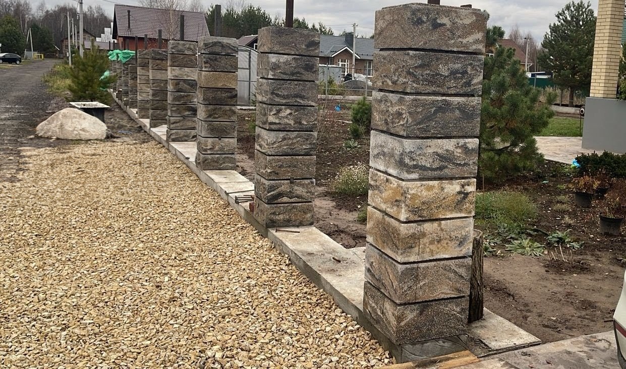 Столбовые блоки 400*400*200